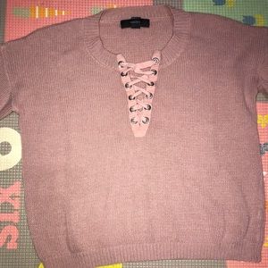 Pink Knitted Sweater